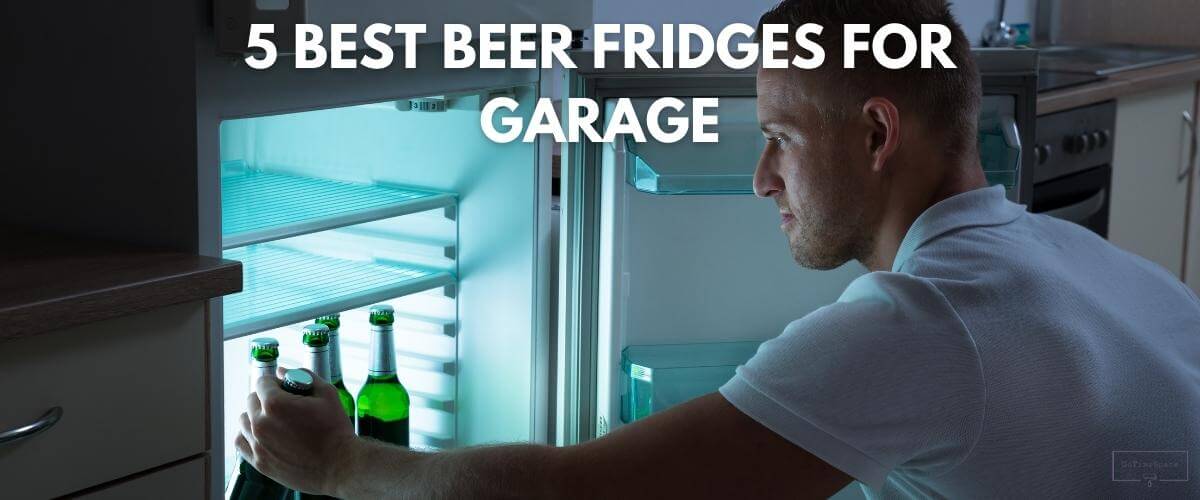 man grabbing beer from fridge