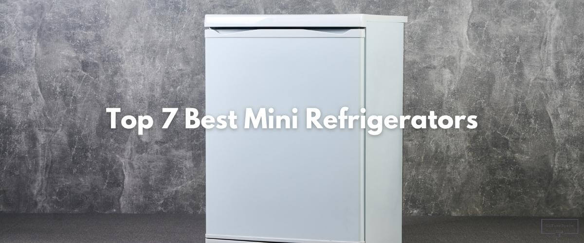 Small Refrigerator in empty room