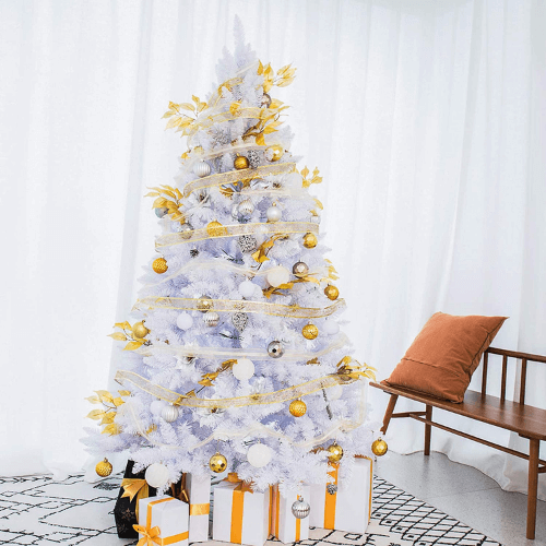 white artificial christmas tree