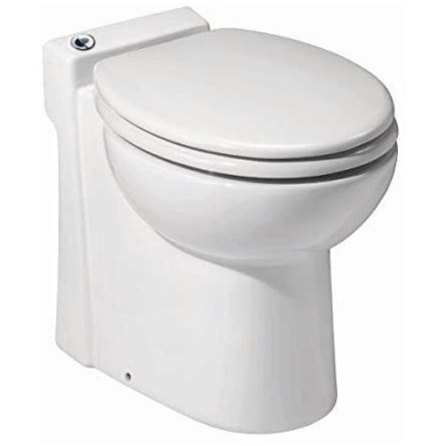 saniflo compact toilet for small space