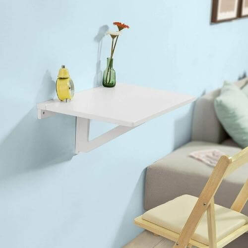 wall mounted drop leaf table