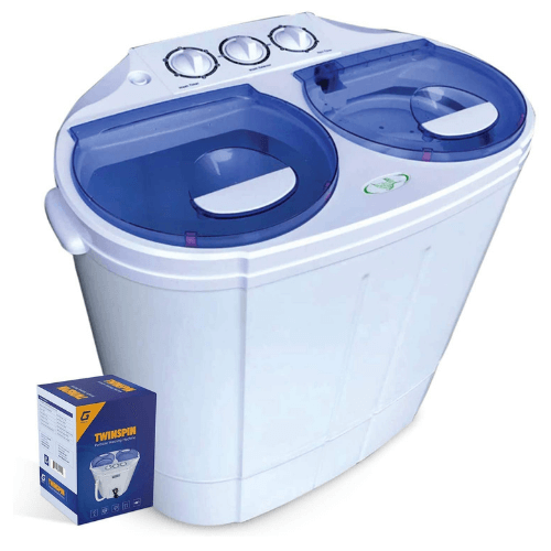 garatic portable compact mini twin tub washing machine