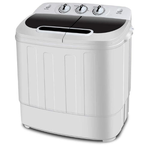 Superdeal Compact Mini Twin Tub Washing Machine