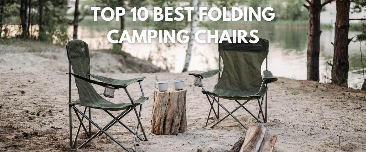 Folding camping chairs