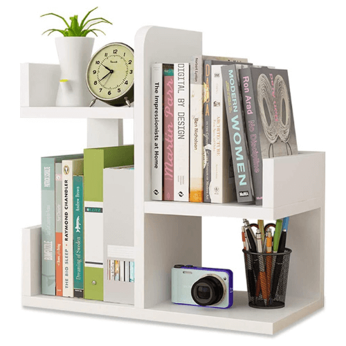 JXIN-SMIF Wood Desktop Bookshelf