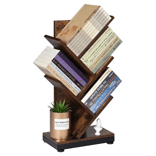 Ruboka 4-Shelf Tree Bookshelf