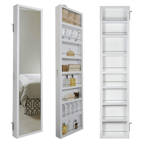 Cabidor Deluxe Mirrored Storage Cabinet