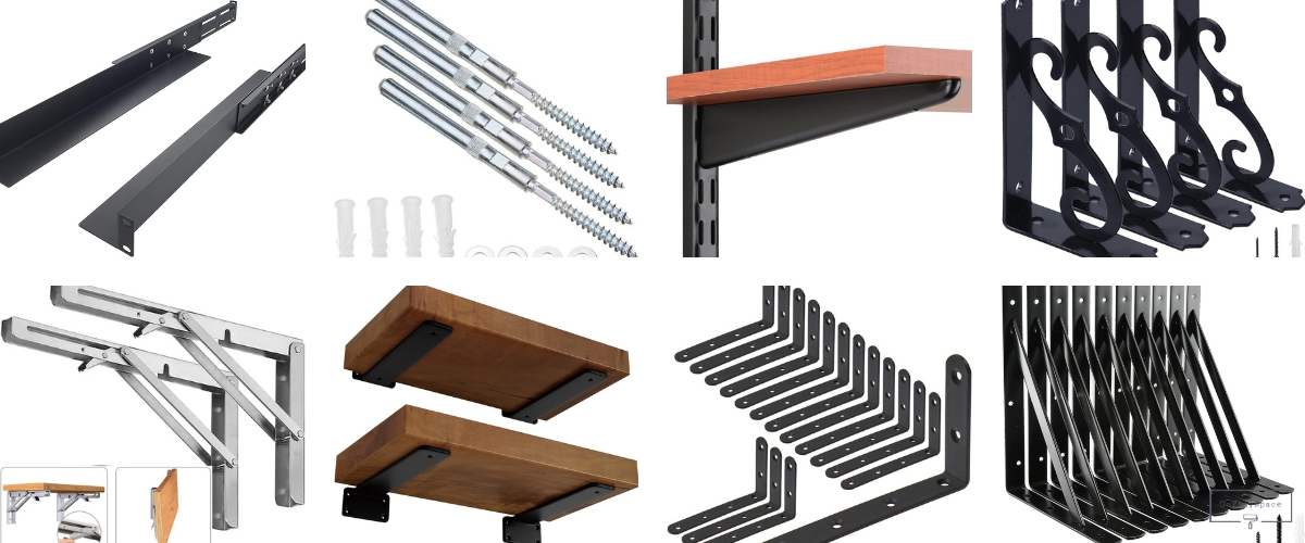types of shelf brackets
