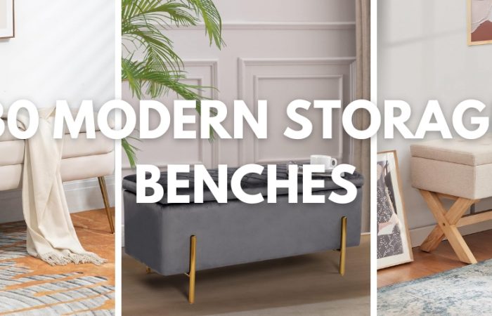 Top 30 Best Modern Storage Benches
