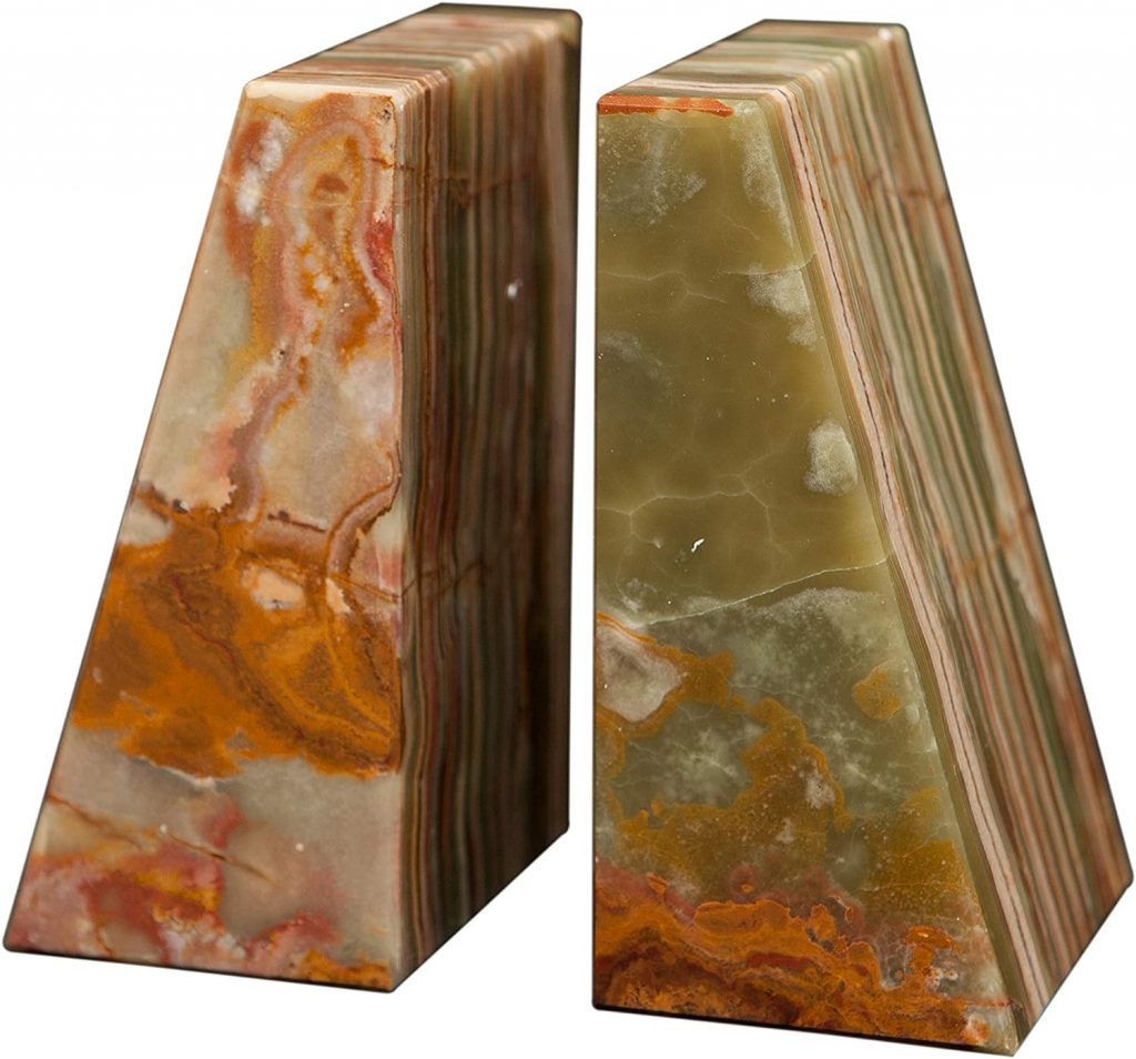 Natural Marble Bookends
