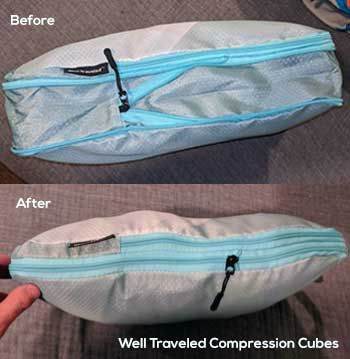 compression packing cubes
