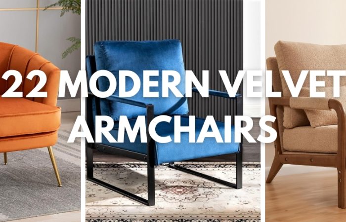 Top 25 Modern Velvet Armchairs for Small Spaces