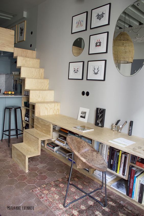 tiny house stairs ideas