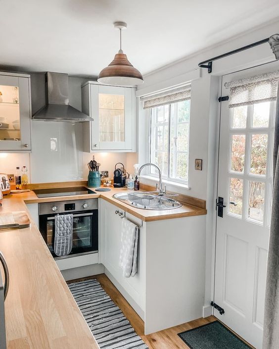 small corner kitchen design