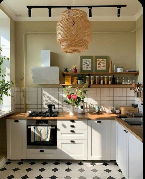 small corner kitchen design