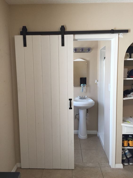 doors for small bathrooms