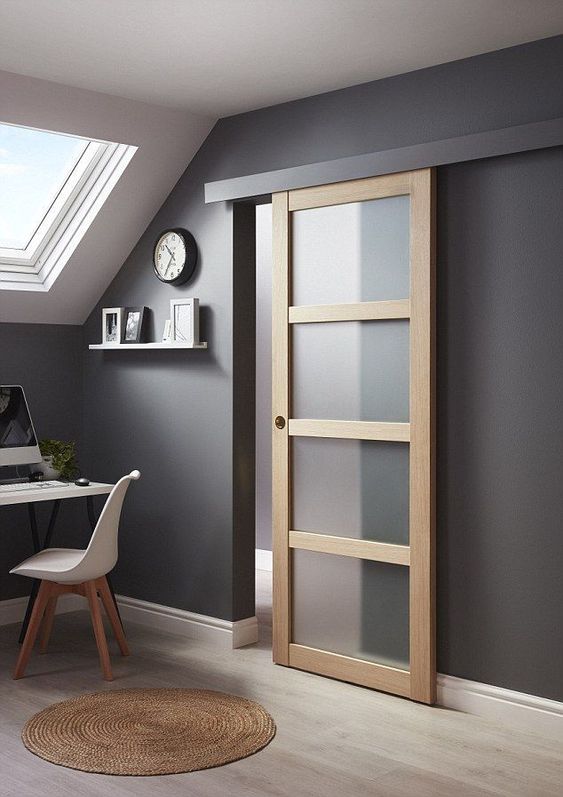 bathroom door ideas for small spaces