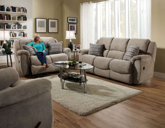 small living room with recliners 