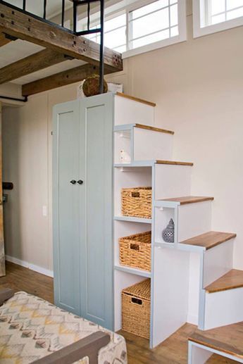 tiny house stairs