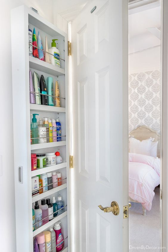 Door with Built-In Storage