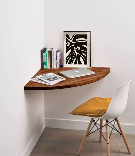 Floating Corner Desk