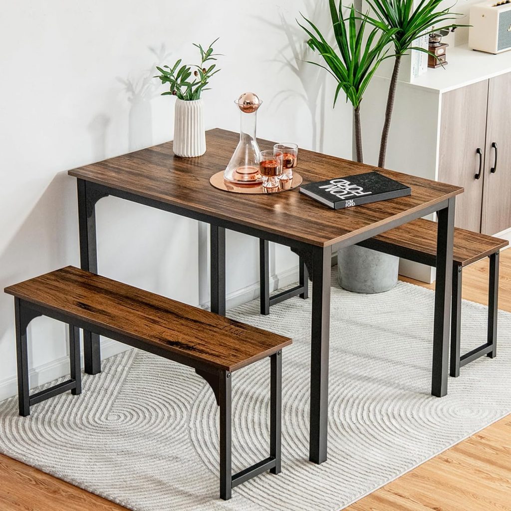 3-Piece Dining Table Set for 4