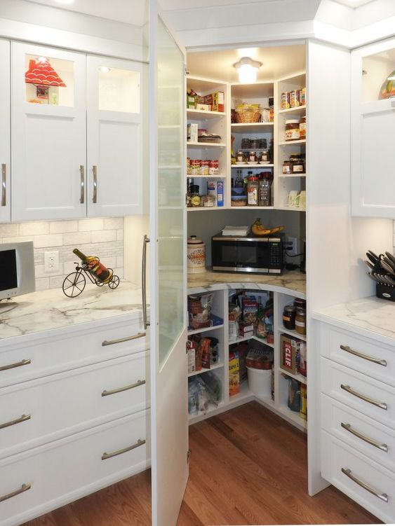 Tall Corner Pantry