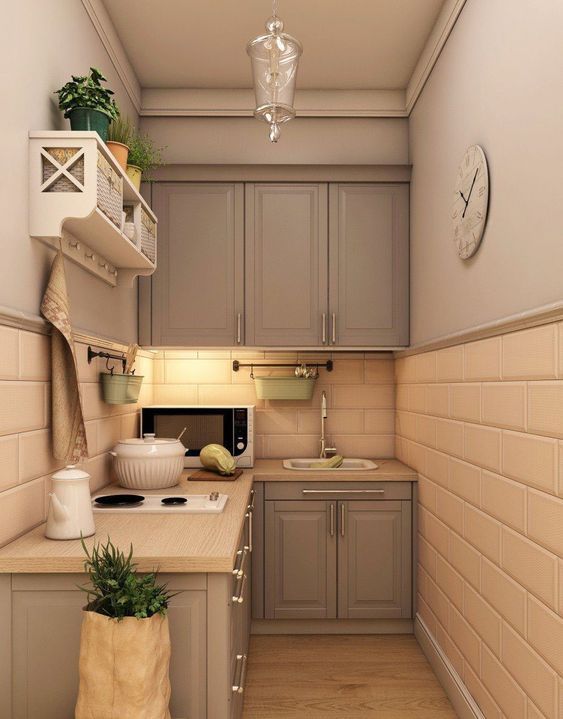 small corner kitchen design