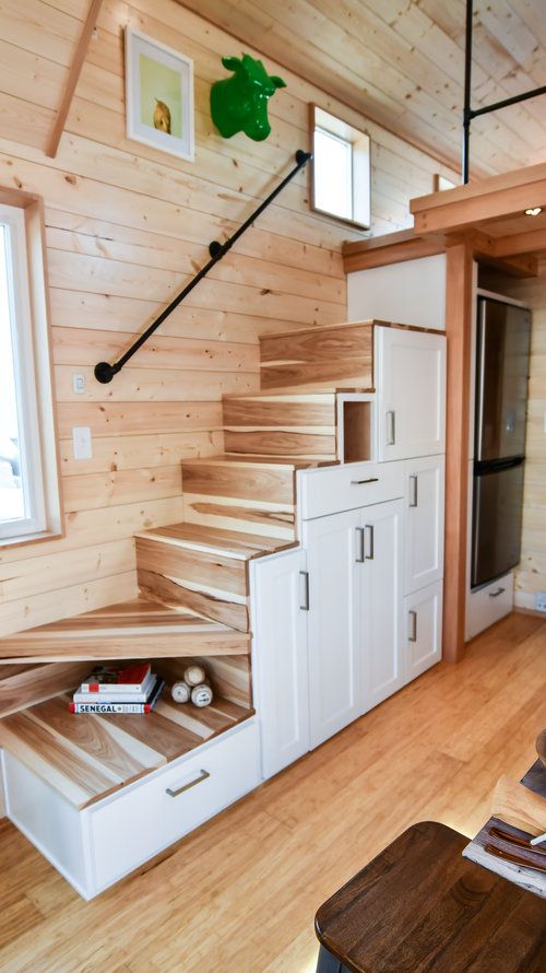 tiny home stairs