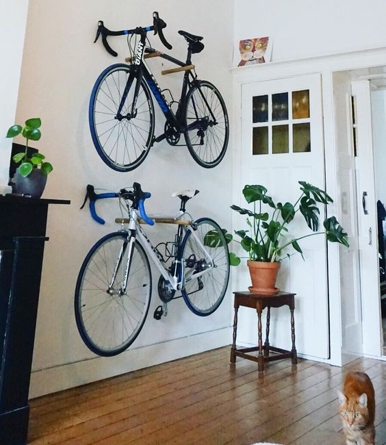 hanging bicycle