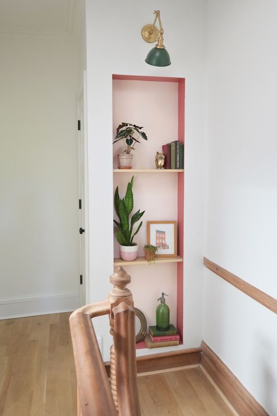 Built-In Niches in living room