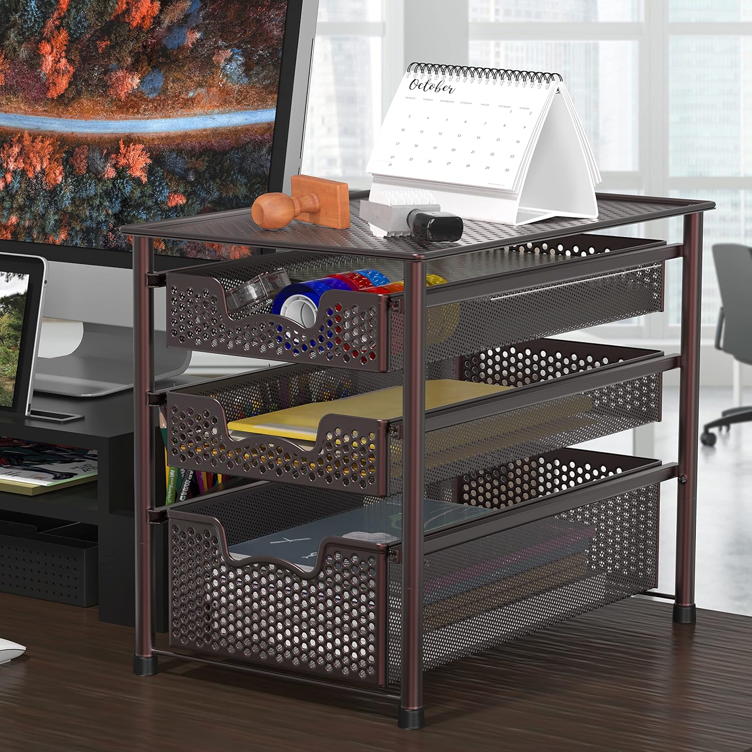 Sliding Basket Organizer