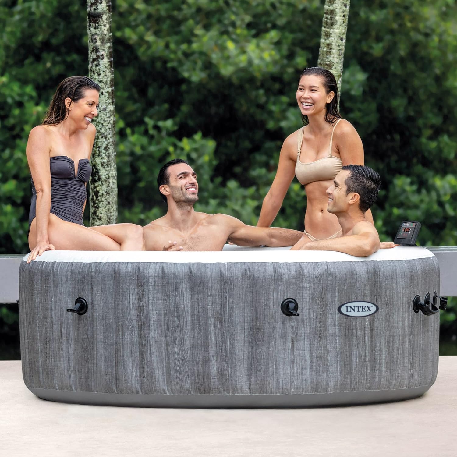 intex purespa inflatable hot tub