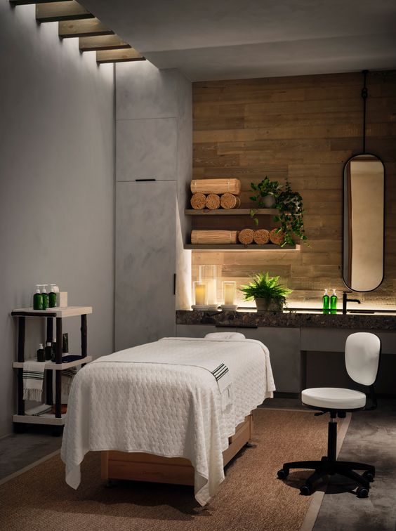 storage solutions massage room