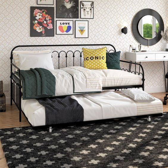 twin metal daybed