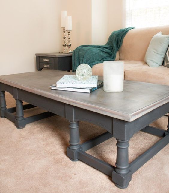Chalk Painted Coffee Table