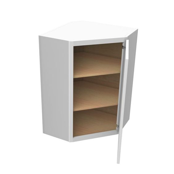 Diagonal Corner Wall Cabinet