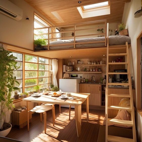 Japanese style tiny house 
