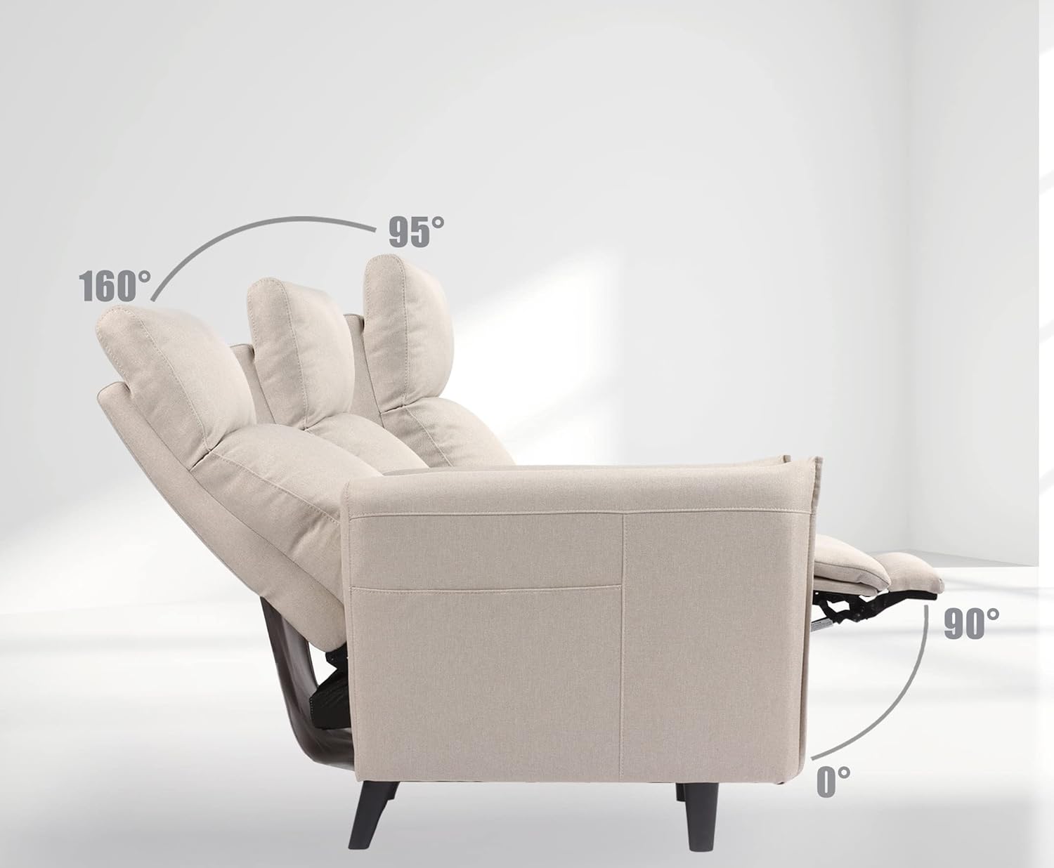 Olimix Recliner High Back Chair positions