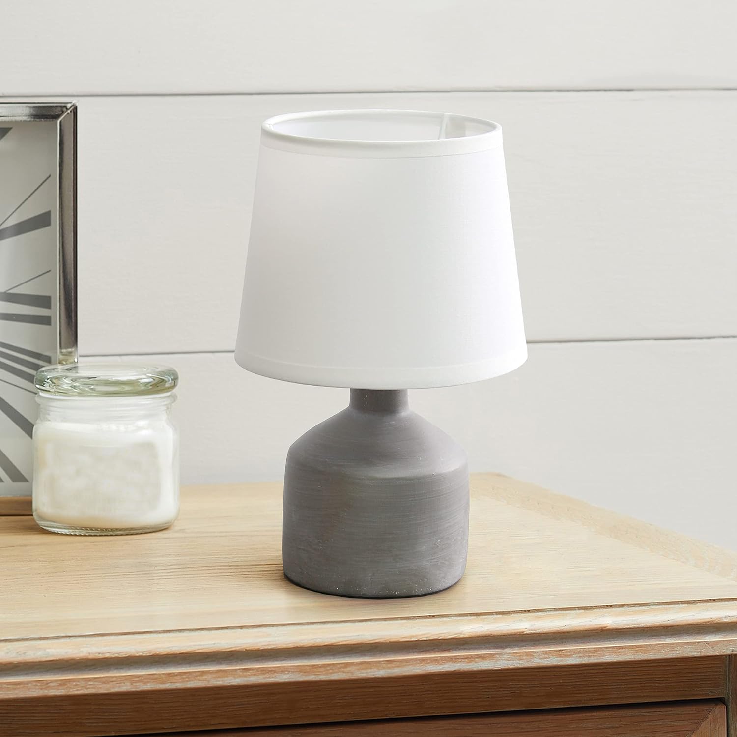 Simple Designs Mini Concrete Table Lamp