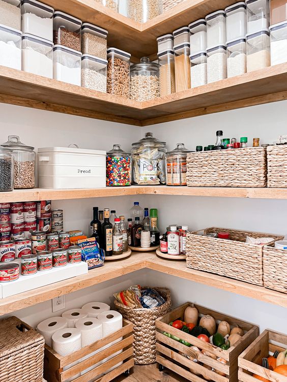 corner pantry shelves