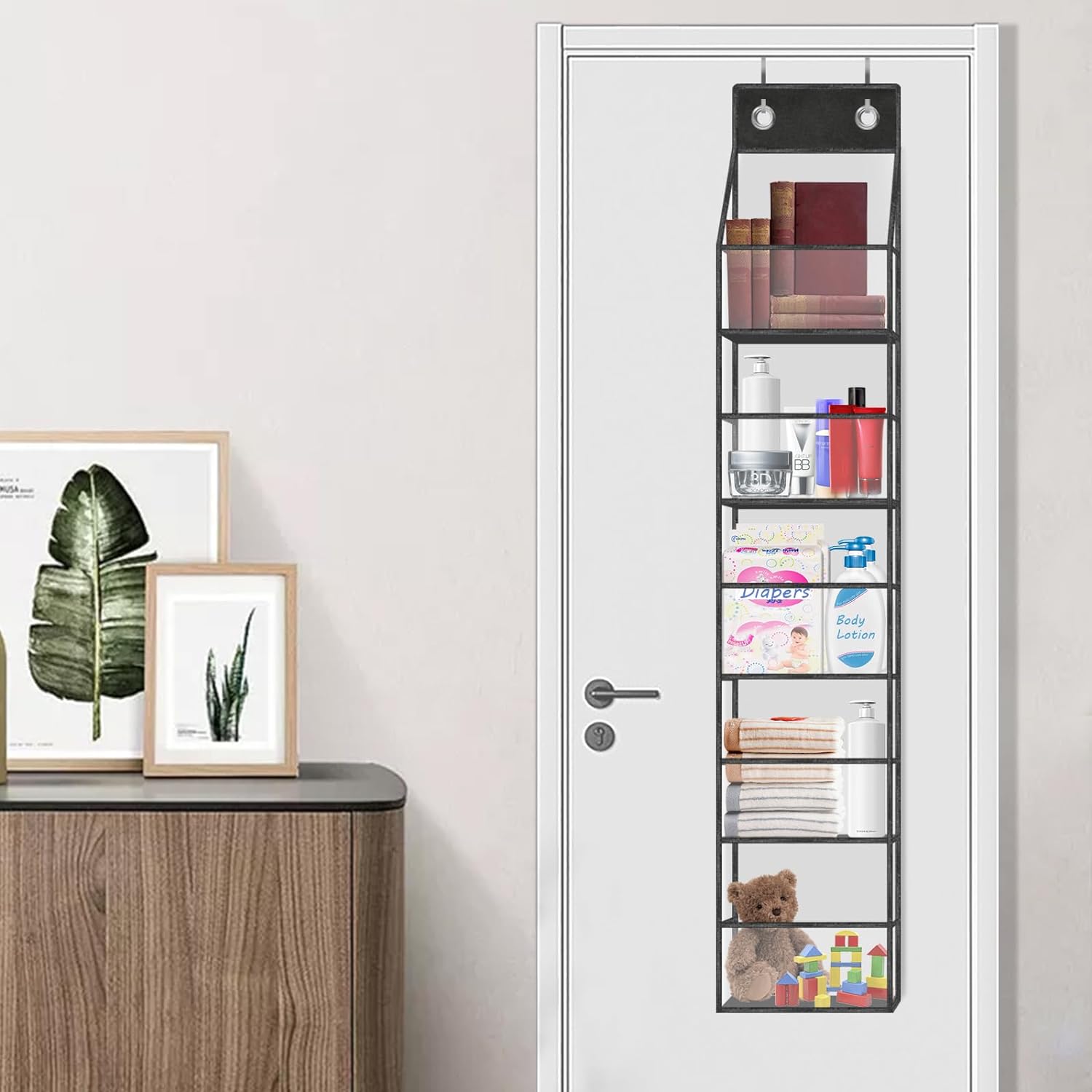 Bbbyddd Over-the-Door 5-Shelf Organizer