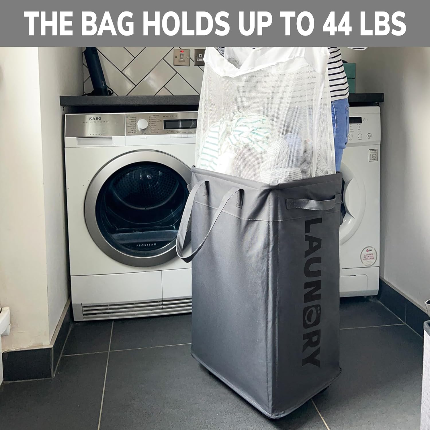 Goodpick 75L laundry hamper bag