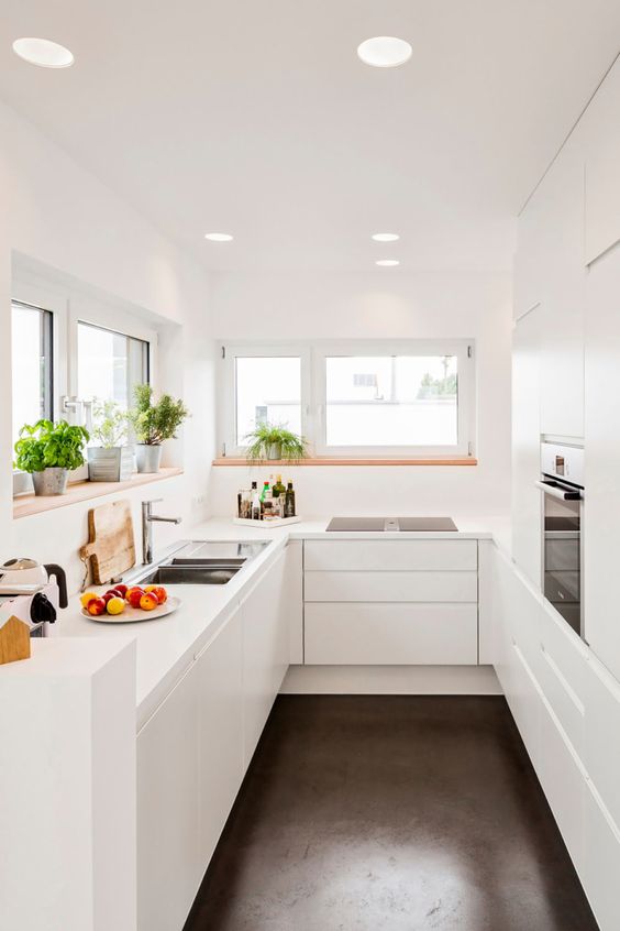 Modern Tiny Kitchen Interior