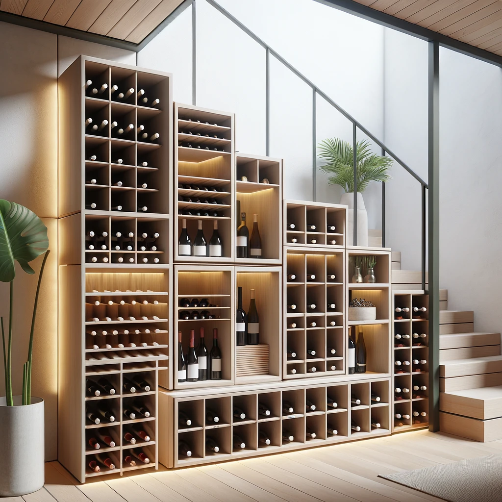 Modular Wine storage Cubbies