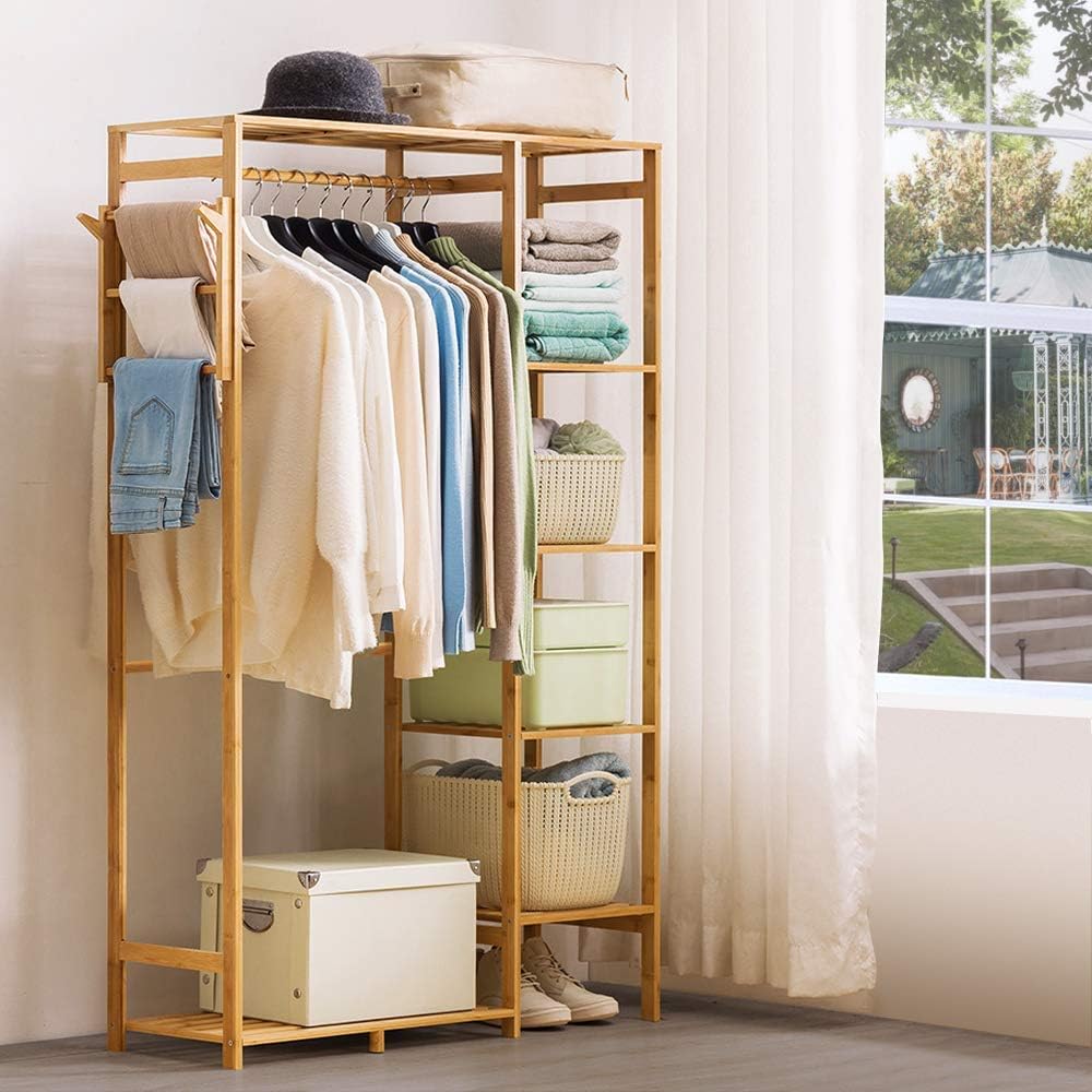 Ufine Bamboo Garment Wardrobe