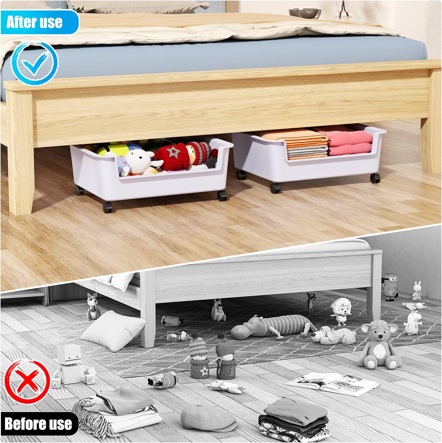 under bed toy boxes