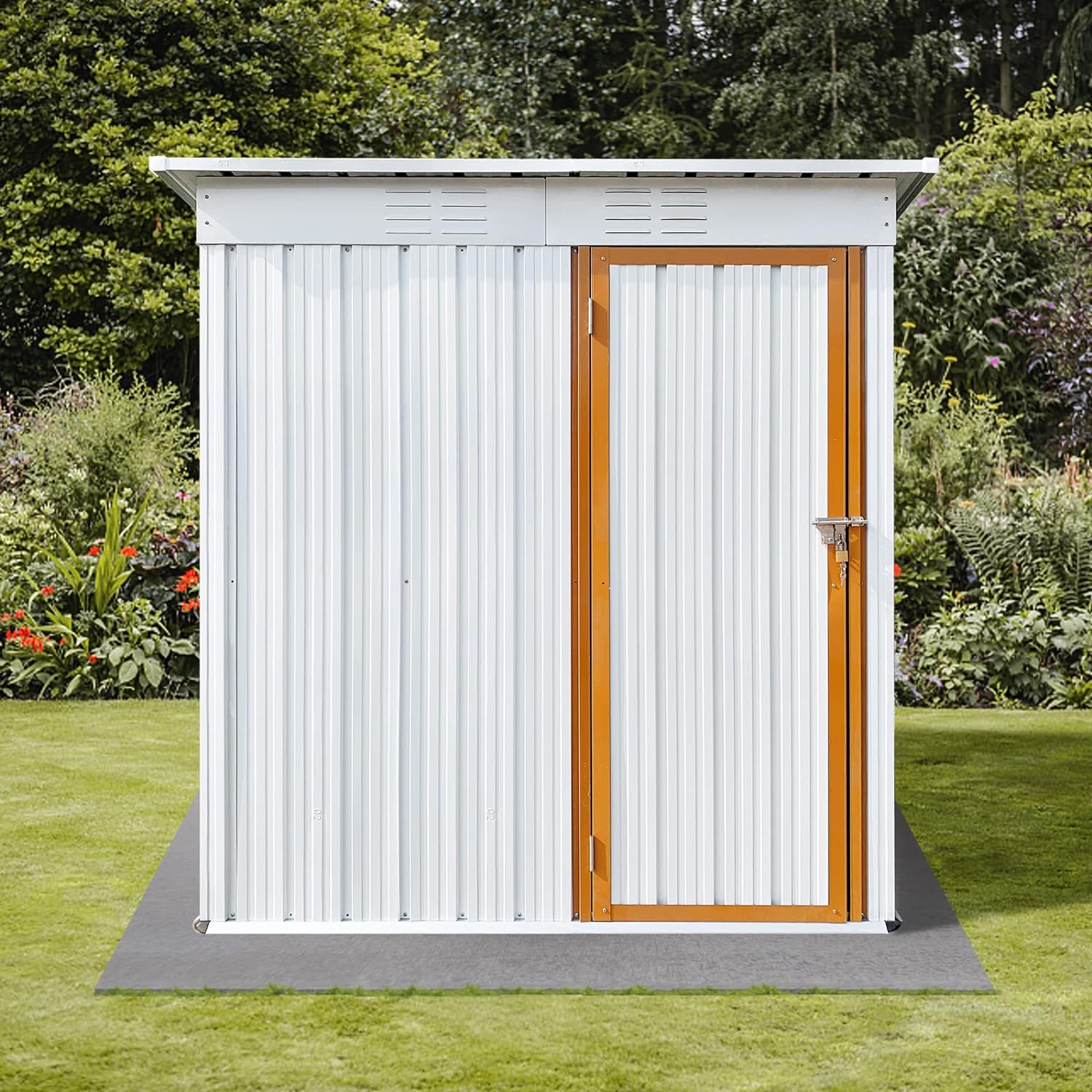 YOPTO 5x4 storage shed front view