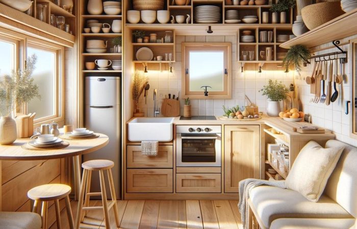 31+ Tiny House Kitchen Storage Solutions and Designs
