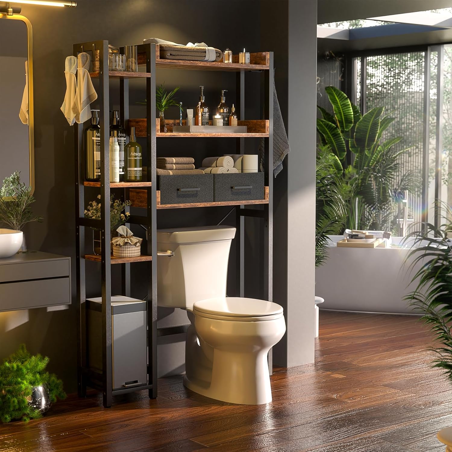 Besiost Over The Toilet Storage